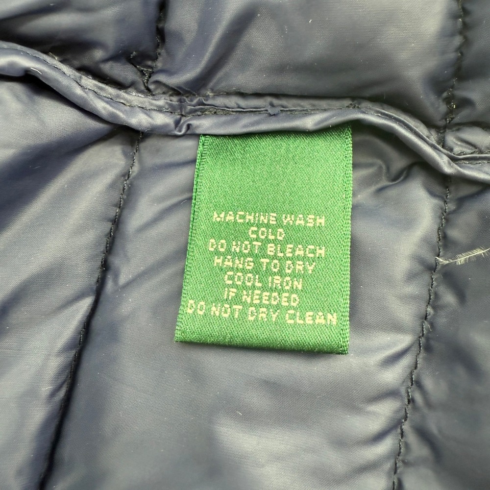 Lauren Ralph Lauren Women's Down Puffer Jacket Coat Navy Blue XL NWT $225 - Picture 10 of 16